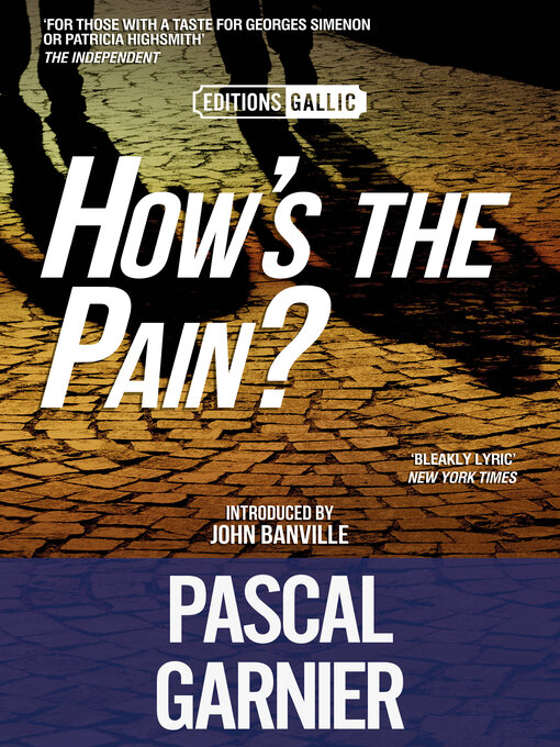 Title details for How's the Pain? [Editions Gallic] by Pascal Garnier - Available